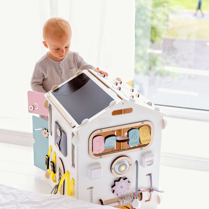 Motorikhaus / Activity Board pastel white