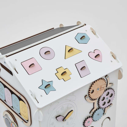 Motorikhaus / Activity Board pastel white