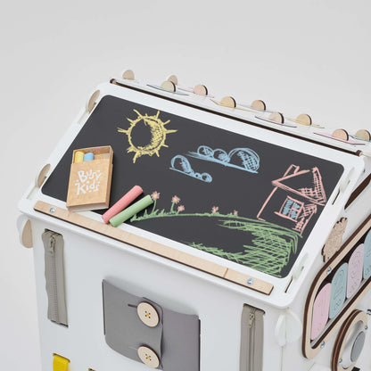 Motorikhaus / Activity Board pastel white