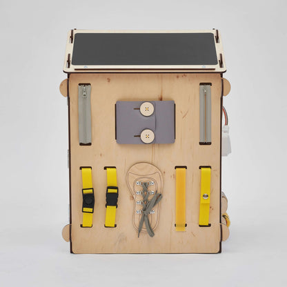 Motorikhaus / Activity Board Pastell-Natura