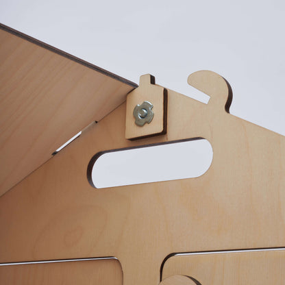 Motorikhaus / Activity Board Pastell-Natura