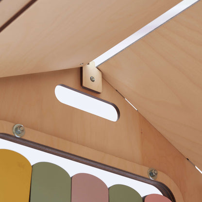 Motorikhaus / Activity Board Pastell-Natura
