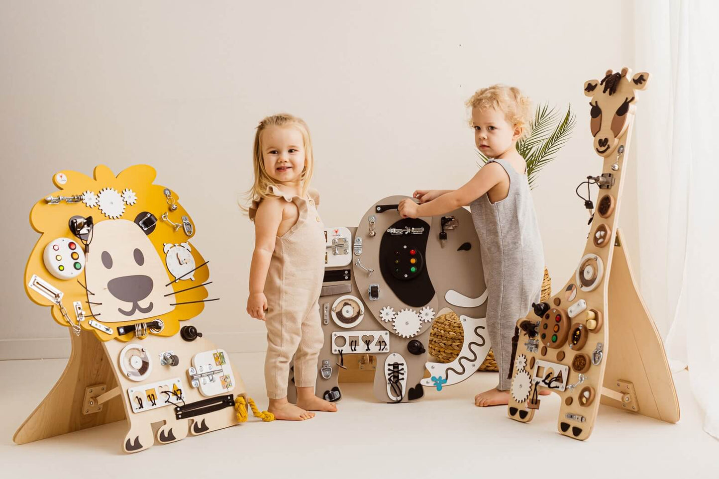 Motorikbrett / Motorikwand Elli Elefant