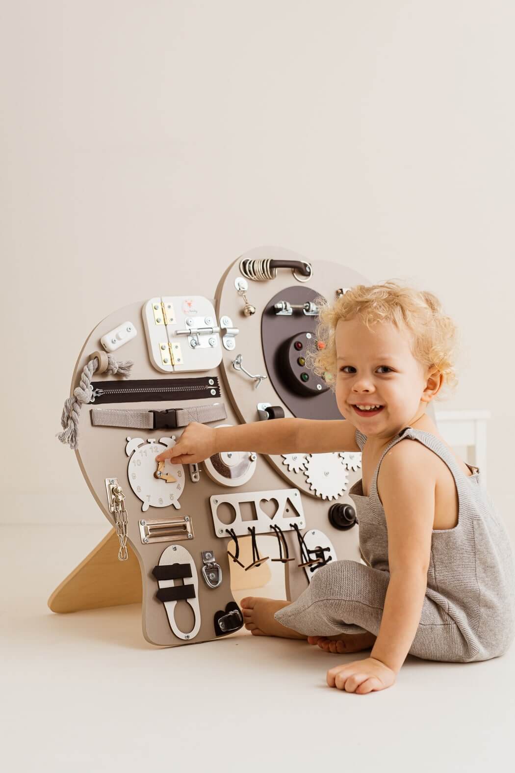 Motorikbrett / Motorikwand Elli Elefant