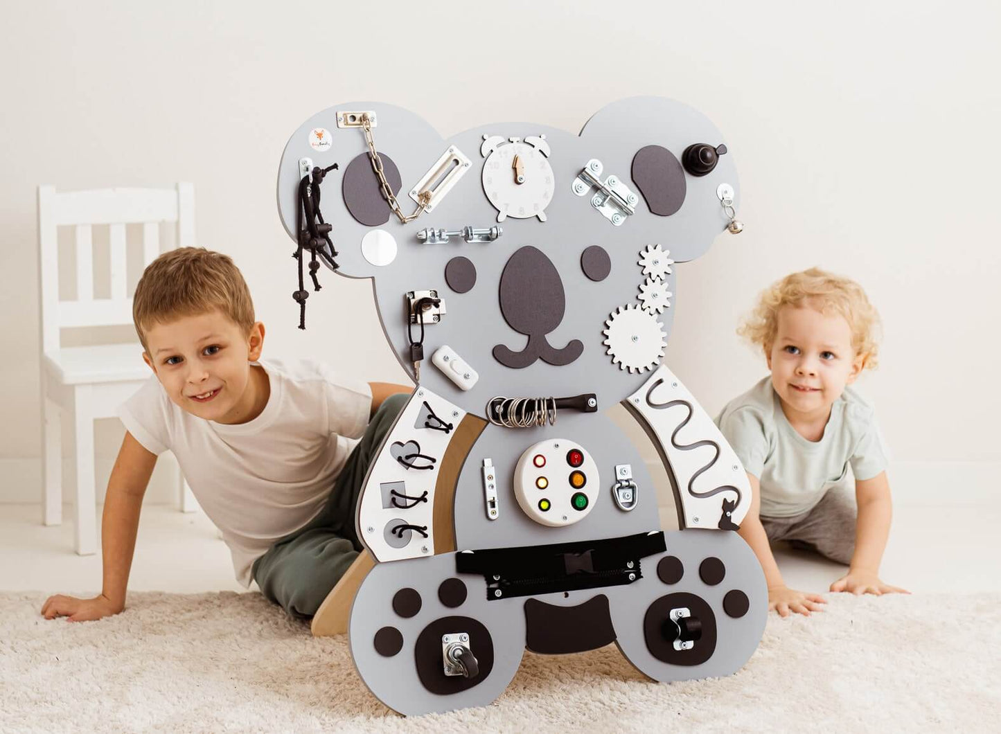 Motorikbrett / Motorikwand Kuno Koala