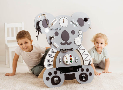 Motorikbrett / Motorikwand Kuno Koala