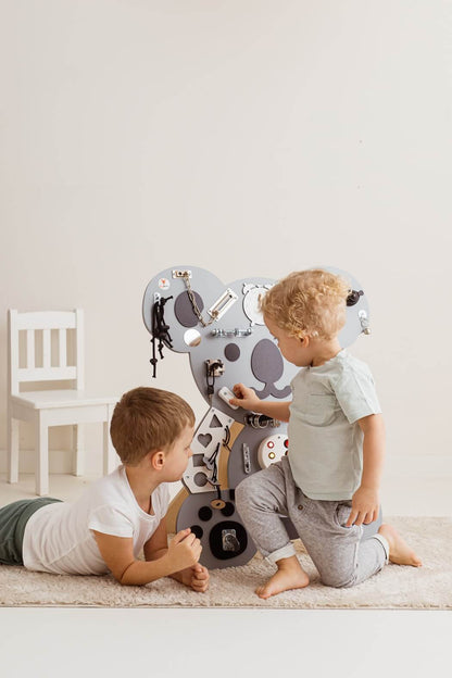 Motorikbrett / Motorikwand Kuno Koala