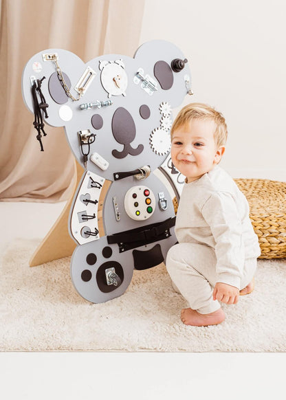 Motorikbrett / Motorikwand Kuno Koala