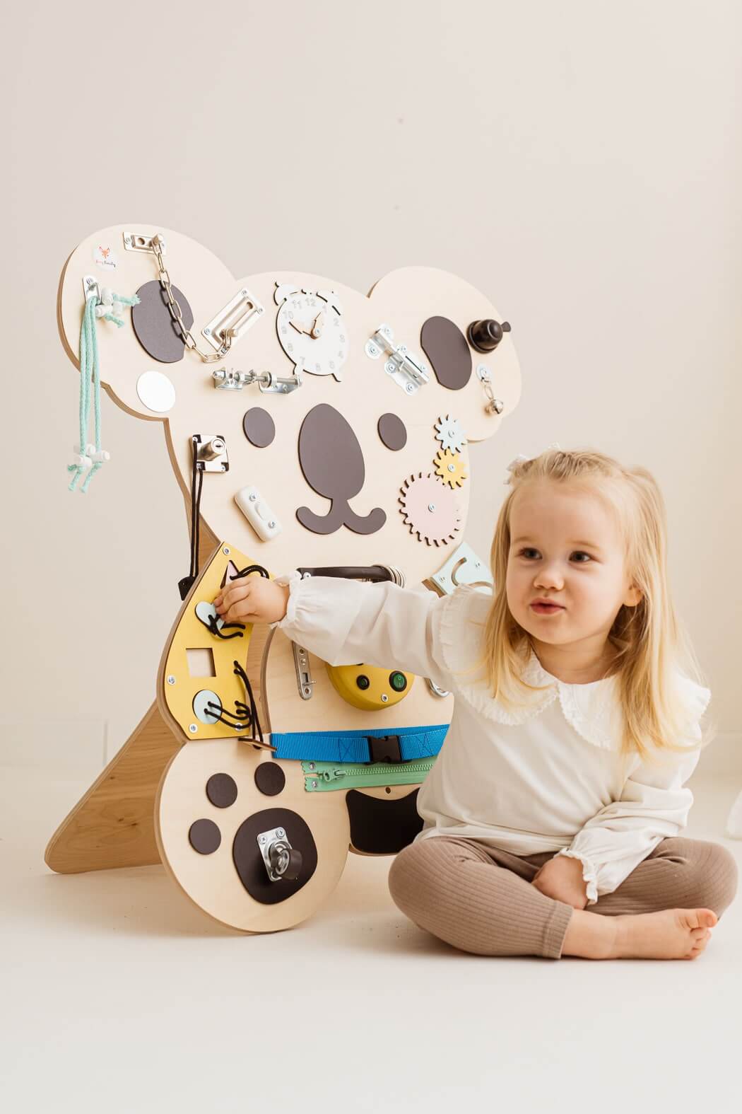 Motorikbrett / Motorikwand Kuno Koala