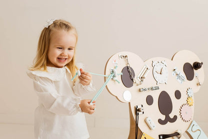 Motorikbrett / Motorikwand Kuno Koala