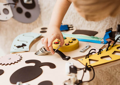 Motorikbrett / Motorikwand Kuno Koala