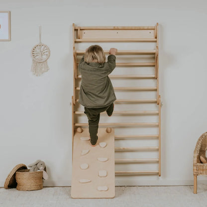 Pikler Kletterdreieck mit Rampe & Sprossenwand