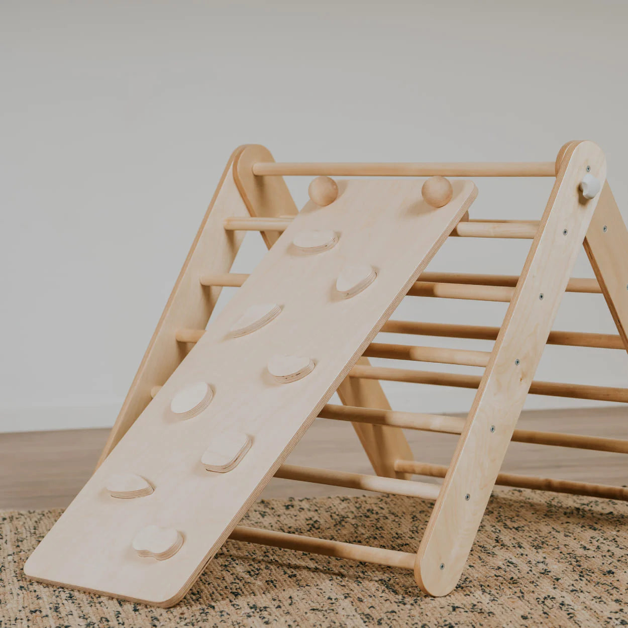 Pikler Kletterdreieck mit Rampe & Sprossenwand