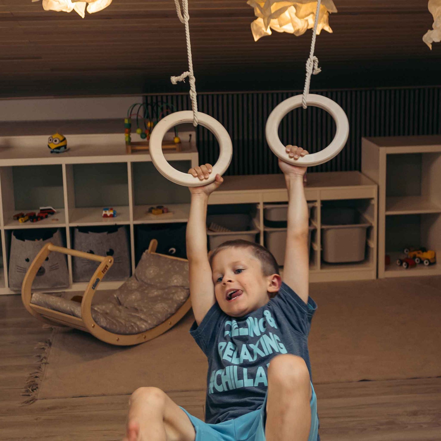 Gymnastics rings for children