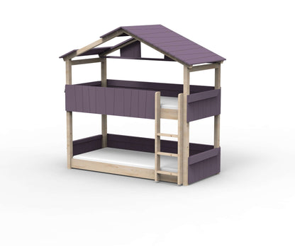 Starlight Haus-Etagenbett für Kinder mit Dach