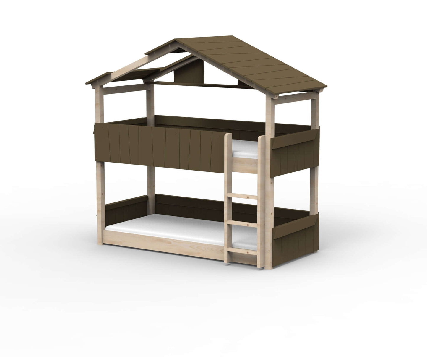 Starlight Haus-Etagenbett für Kinder mit Dach