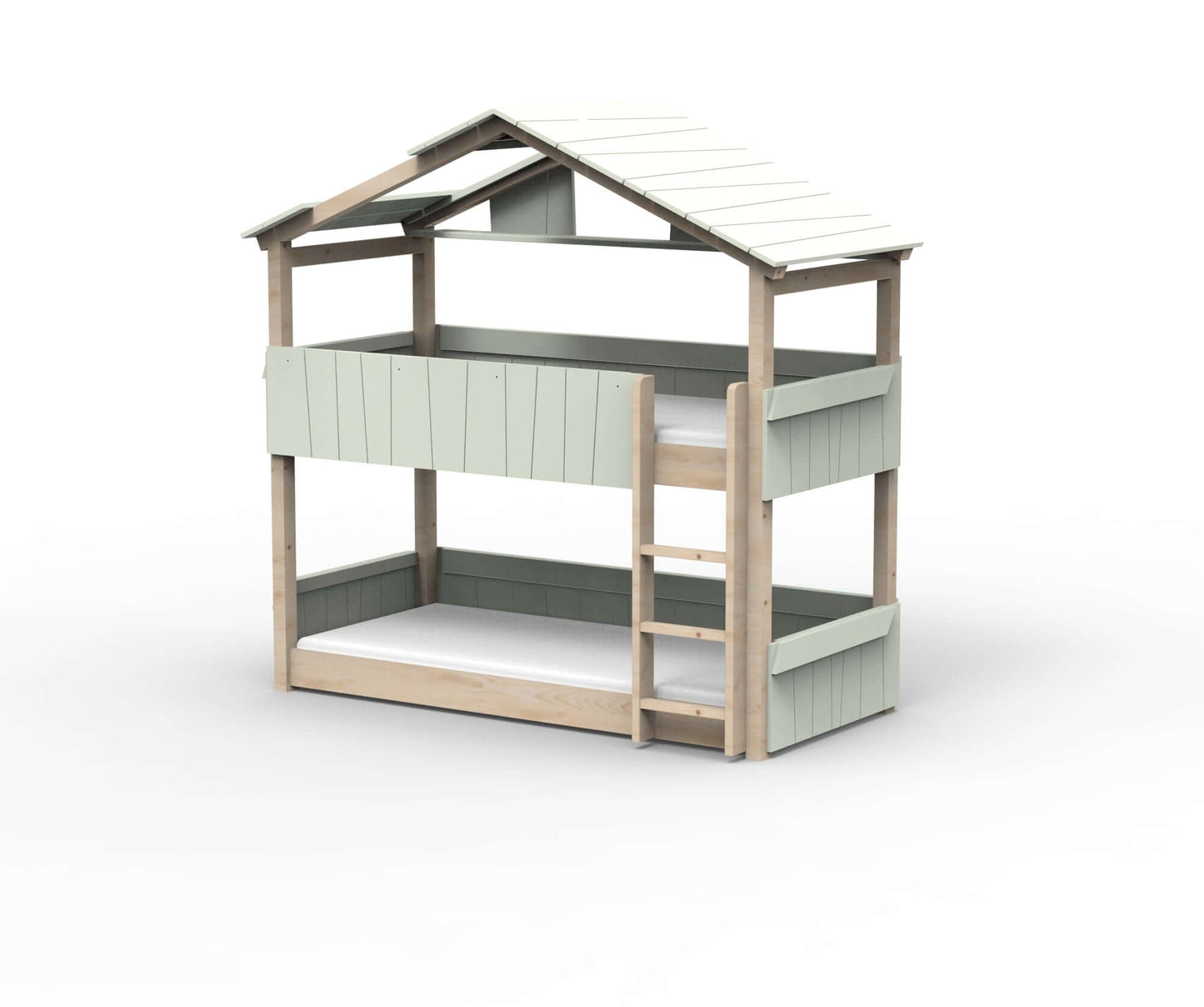 Starlight Haus-Etagenbett für Kinder mit Dach