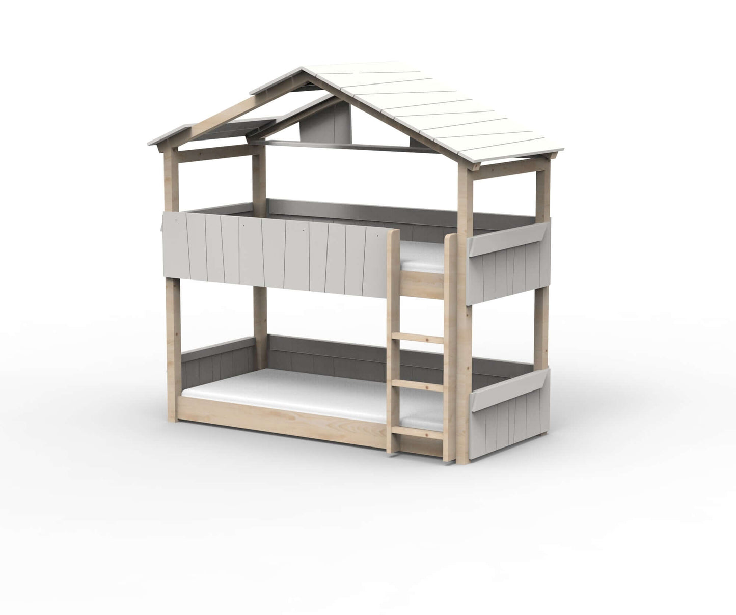 Starlight Haus-Etagenbett für Kinder mit Dach