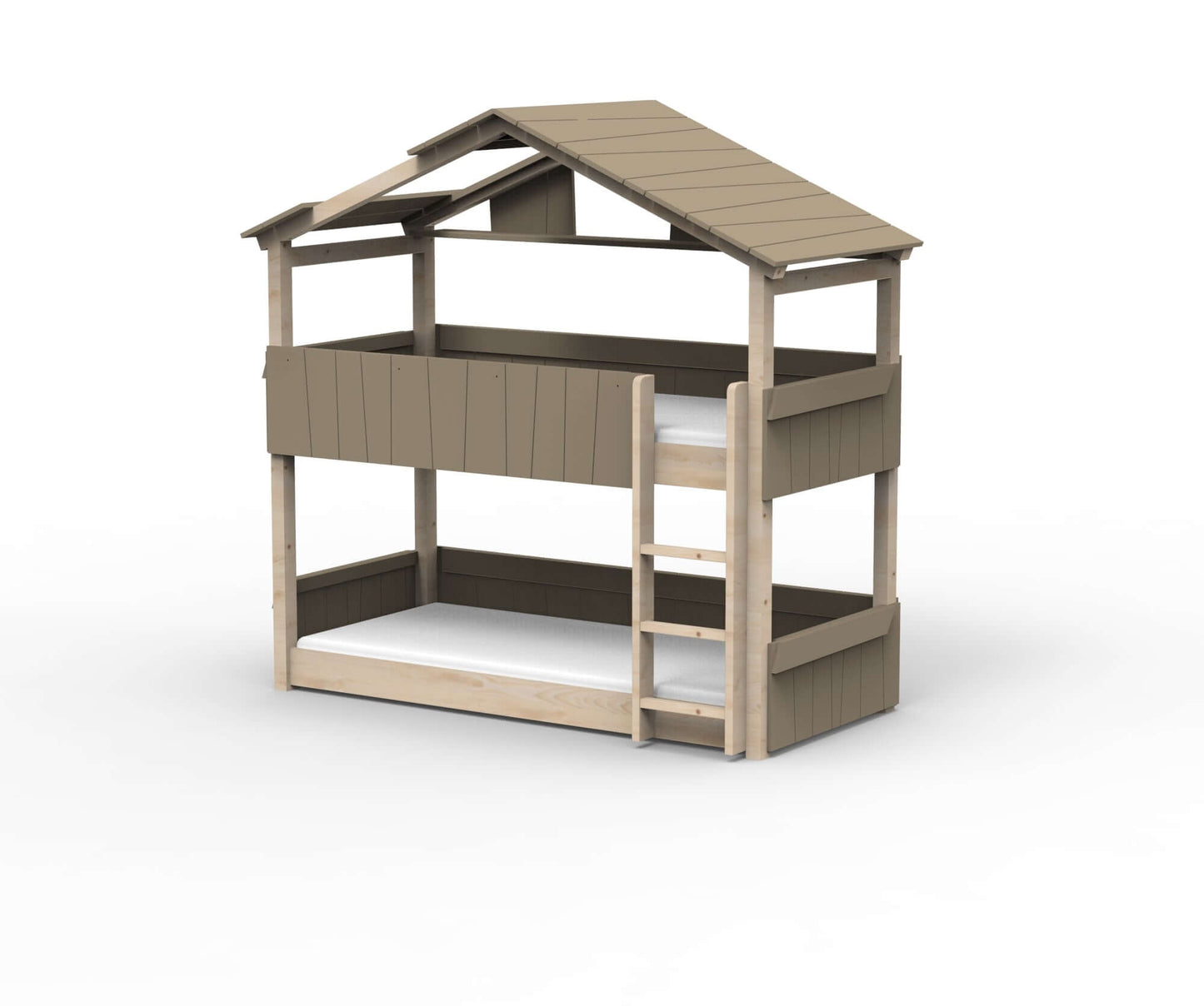 Starlight Haus-Etagenbett für Kinder mit Dach