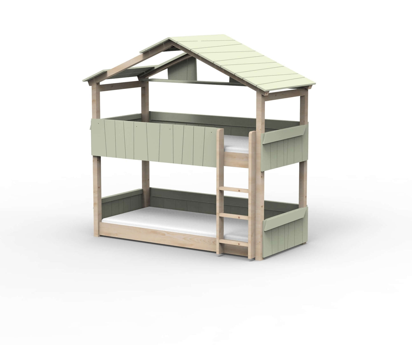 Starlight Haus-Etagenbett für Kinder mit Dach