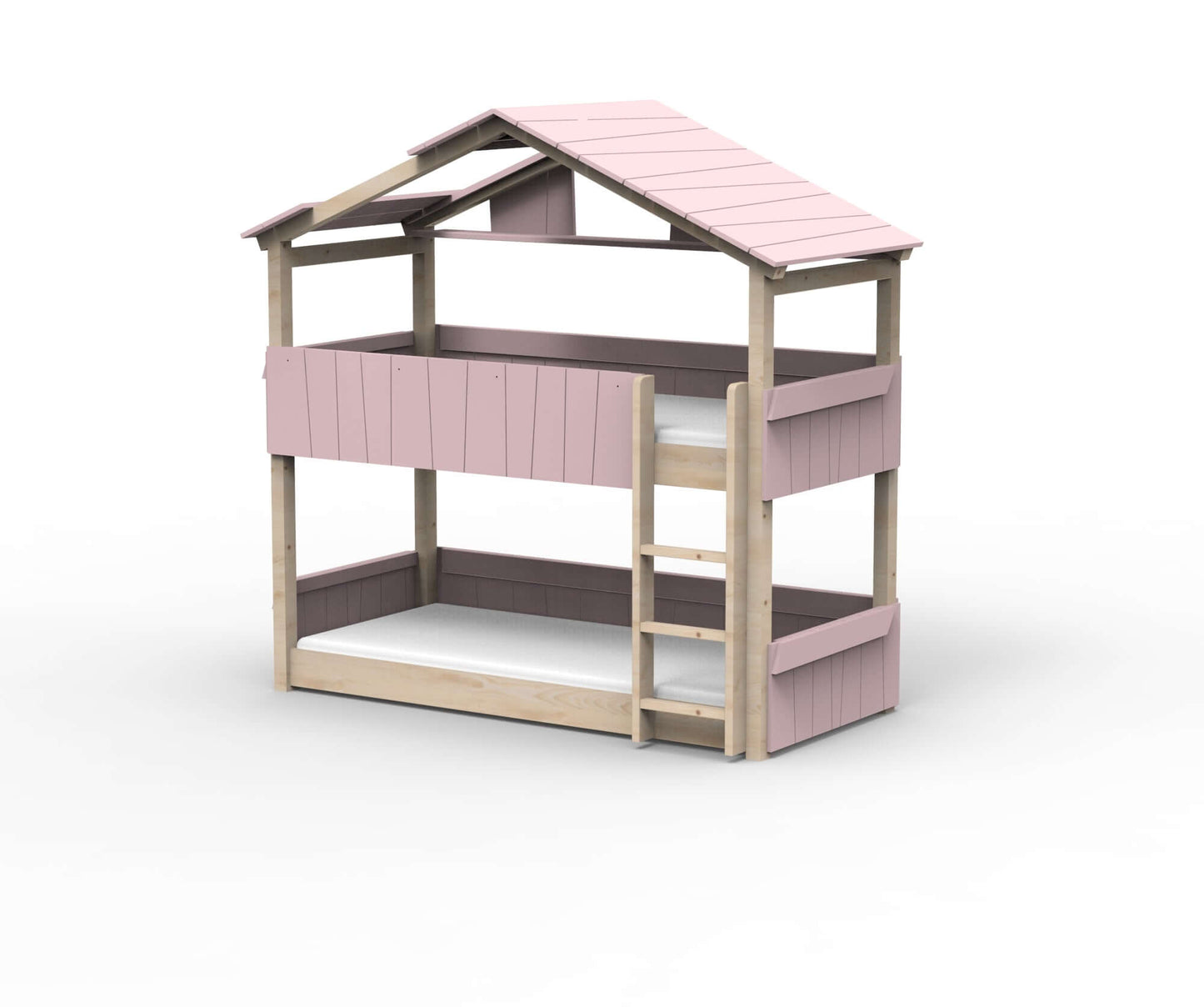 Starlight Haus-Etagenbett für Kinder mit Dach