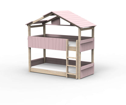 Starlight Haus-Etagenbett für Kinder mit Dach