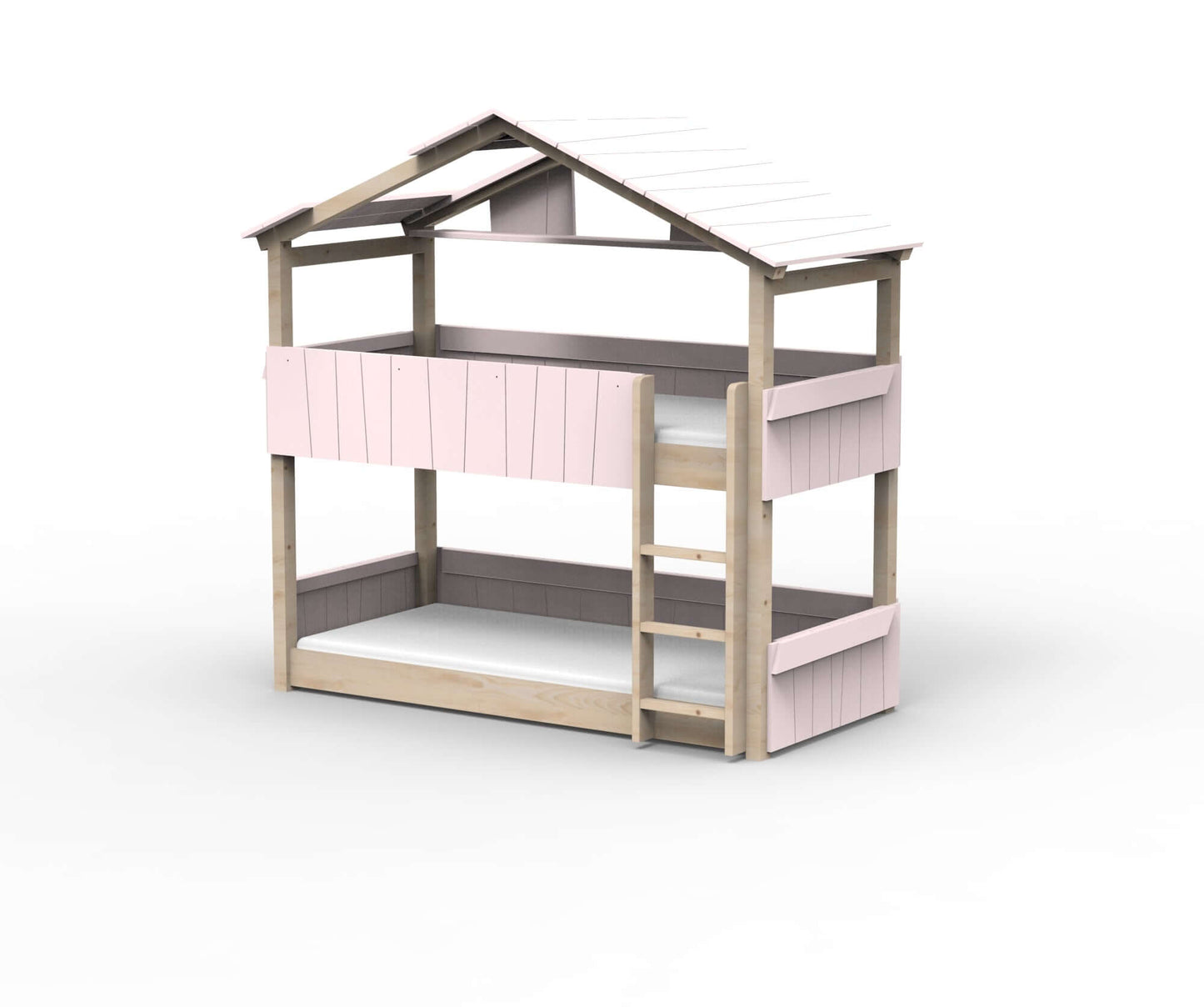 Starlight Haus-Etagenbett für Kinder mit Dach