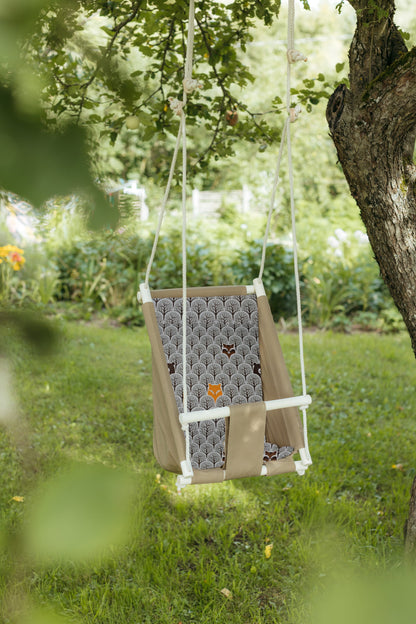 Schaukel für Kinderzimmer & Draußen, versch. Muster