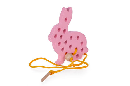 Schnurspielzeug Hase