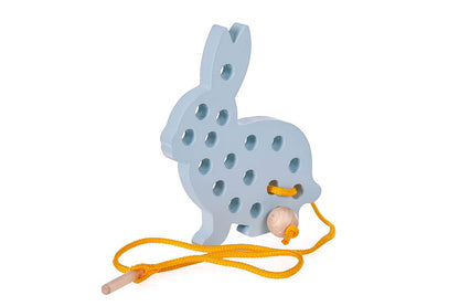 Schnurspielzeug Hase
