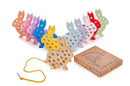 Schnurspielzeug Hase