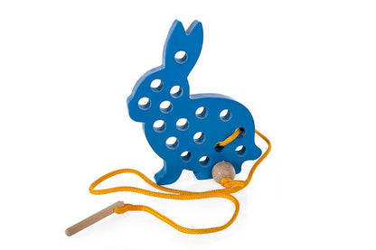 Schnurspielzeug Hase