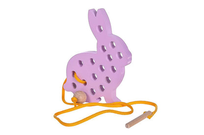 Schnurspielzeug Hase
