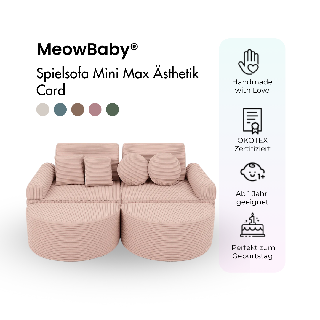 Spielsofa Ästhetik Cord Mini Max - Classic Cord Edition