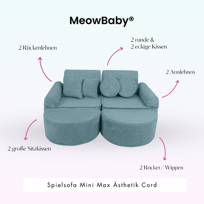 Spielsofa Ästhetik Cord Mini Max - Classic Cord Edition
