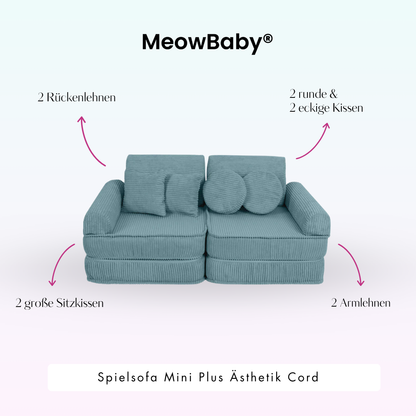 Spielsofa Ästhetik Cord Mini Plus - Classic Cord Edition