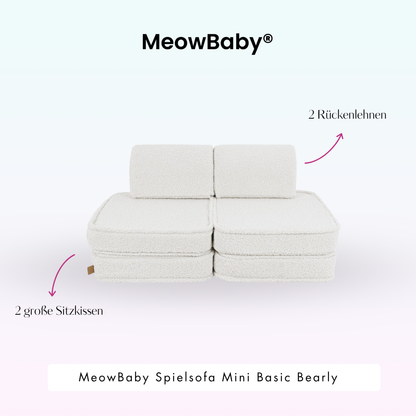 Spielsofa Mini Basic Bearly - Soft Teddy Edition