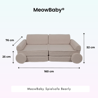 Spielsofa Bearly - Soft Teddy Edition