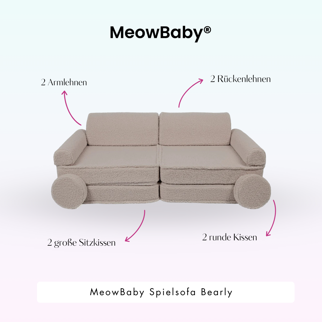 Spielsofa Bearly - Soft Teddy Edition