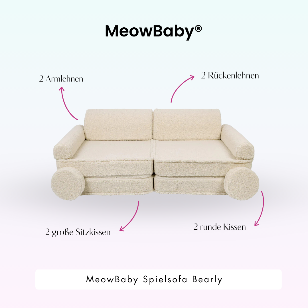 Spielsofa Bearly - Soft Teddy Edition