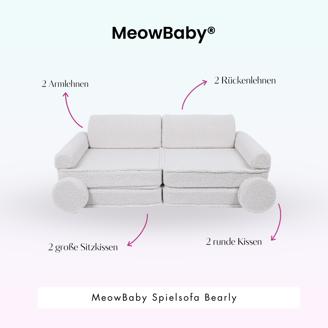 Spielsofa Bearly - Soft Teddy Edition