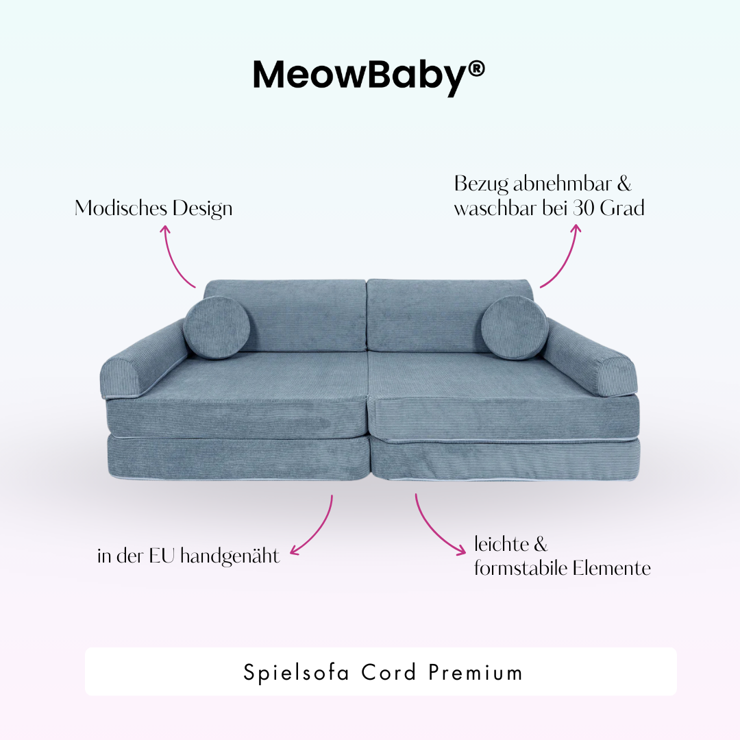 Spielsofa Cord Premium - Slim Cord Edition