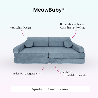Spielsofa Cord Premium - Slim Cord Edition