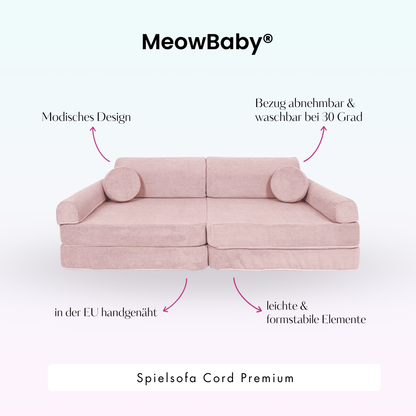 Spielsofa Cord Premium - Slim Cord Edition