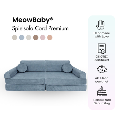 Spielsofa Cord Premium - Slim Cord Edition