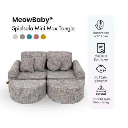 Spielsofa Mini Max Tangle - Cozy Chenille Edition