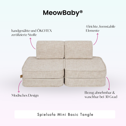 Spielsofa Mini Basic Tangle - Cozy Chenille Edition