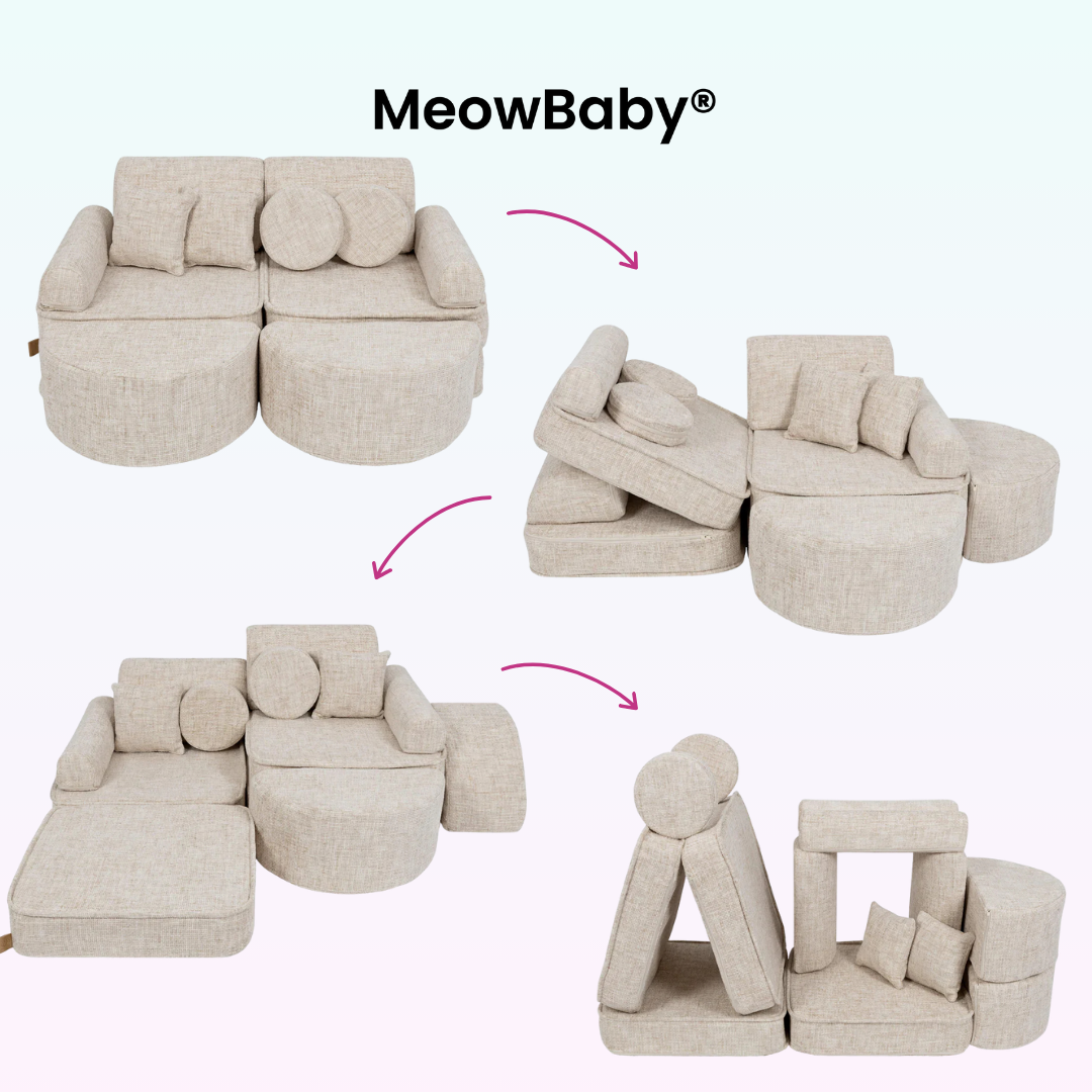 Spielsofa Mini Max Tangle - Cozy Chenille Edition