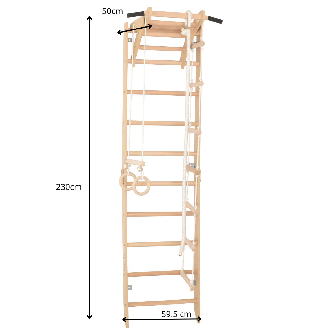 Sport Kletterwand für Kinder & Jugendliche mit Klimmzug