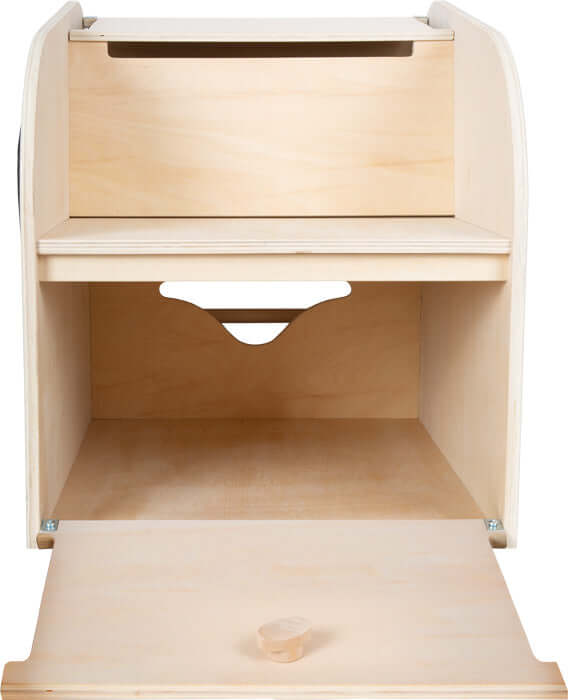 Toy Box with Seat &amp; Shelf Elephant "Wildlife"